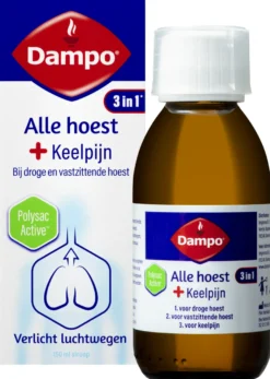 Dampo Alle hoest + keelpijn (150 ml)