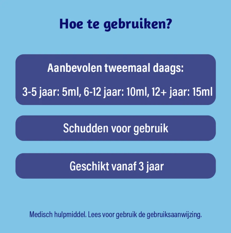 Dampo Kids Alle hoest +Vrije luchtwegen suikervrij (120 ml)