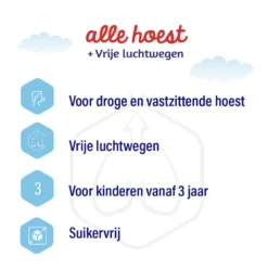Dampo Kids Alle hoest +Vrije luchtwegen suikervrij (120 ml)