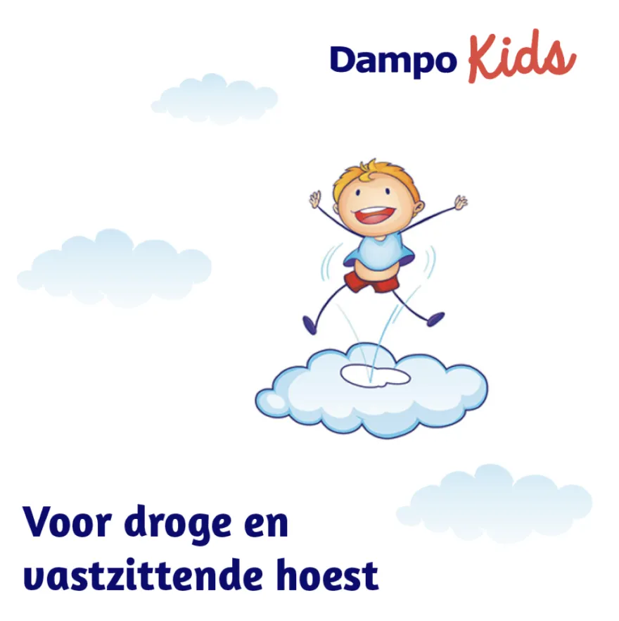 Dampo Kids Alle hoest +Vrije luchtwegen suikervrij (120 ml)