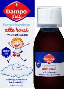 Dampo Kids Alle hoest +Vrije luchtwegen suikervrij (120 ml)
