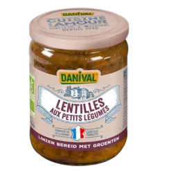 Danival Linzen met Groenten Bio (525 gr)