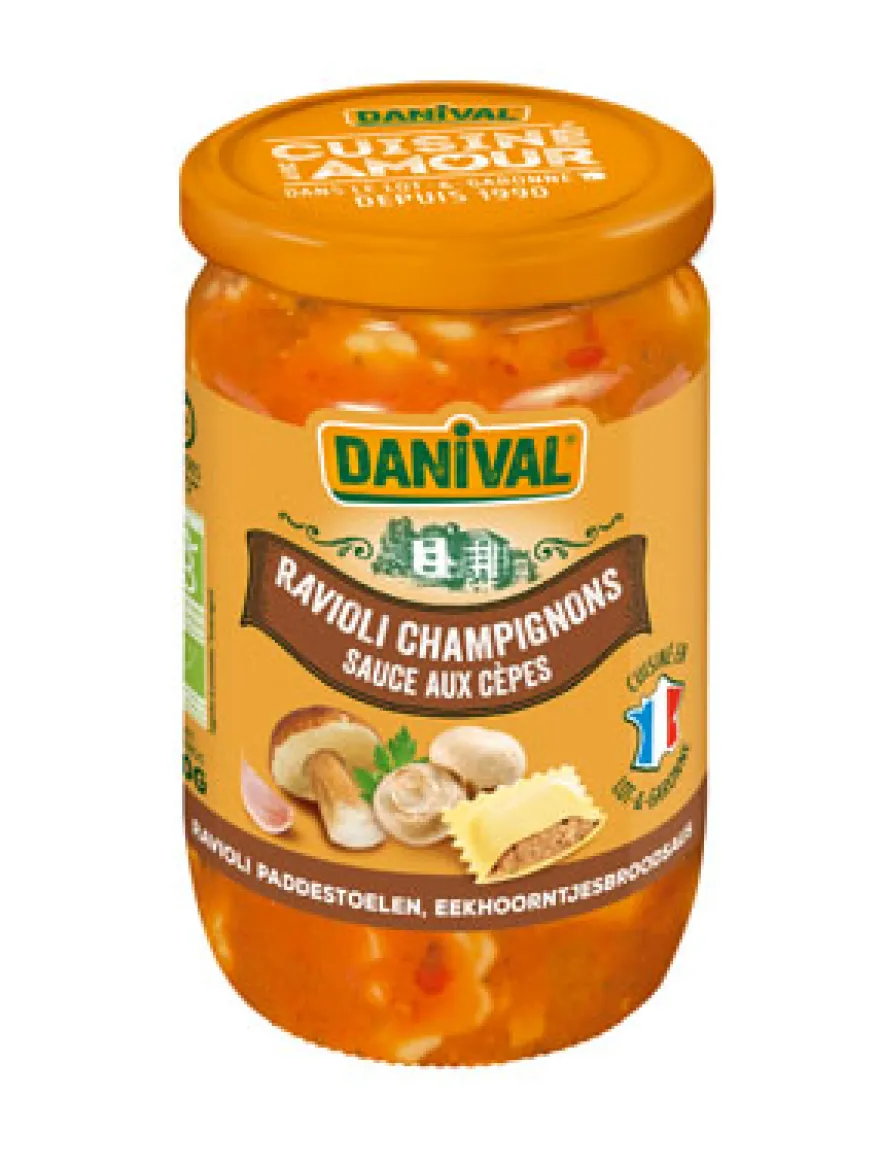 Danival Ravioli met Eekhoorntjesbroodsaus Bio (670 gr)