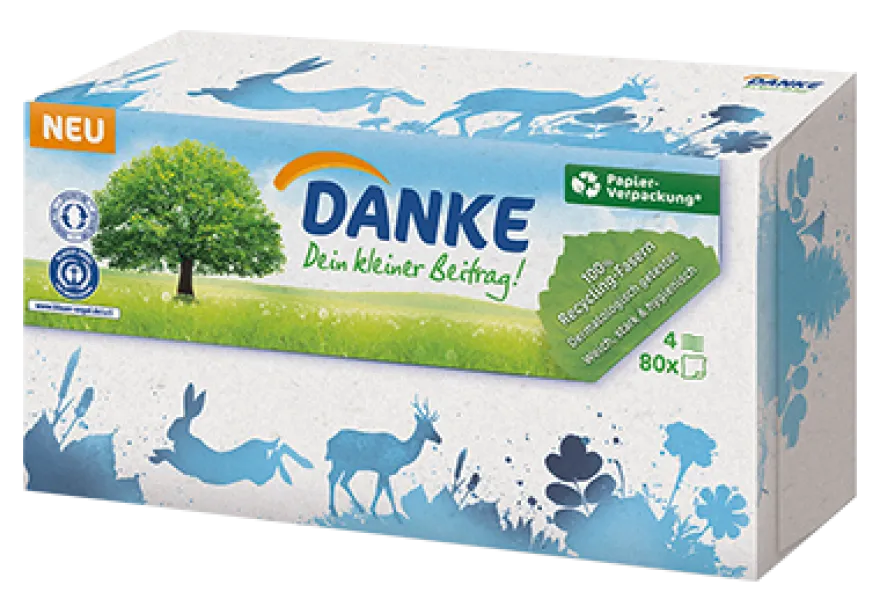 Danke Doos Tissues 4 Laags (80 stuks)