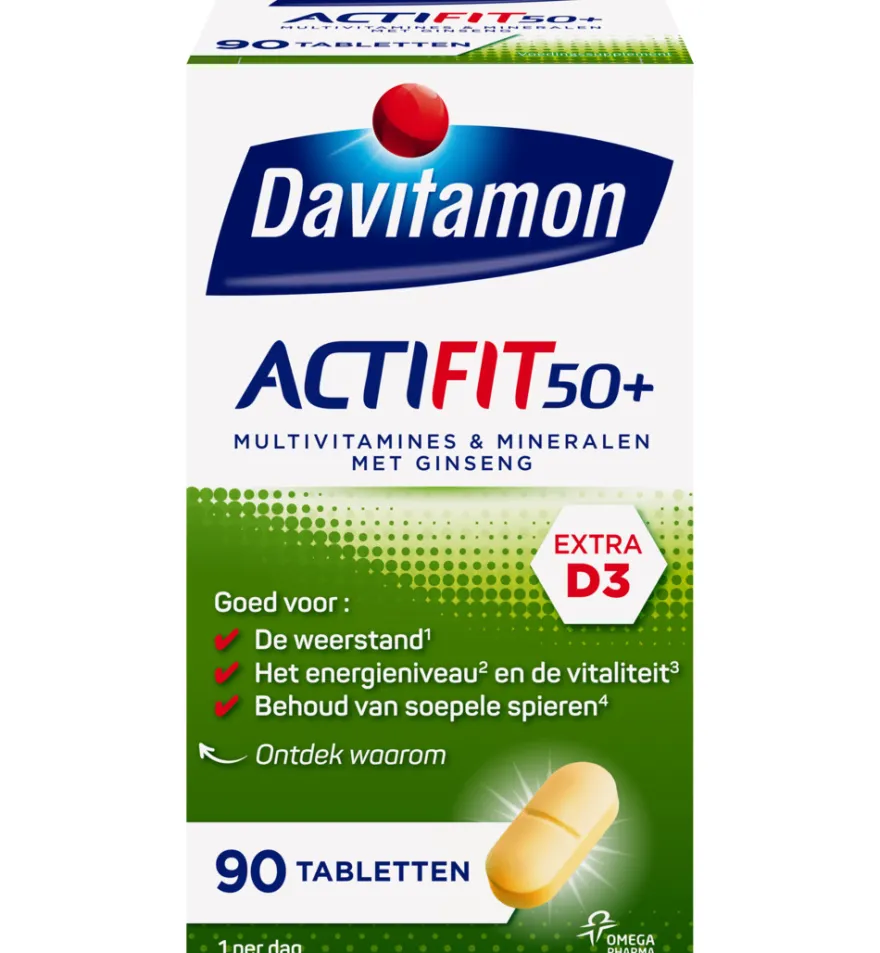 Davitamon Actifit 50+ (90 tabletten)
