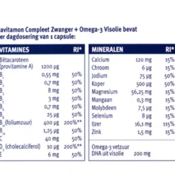 Davitamon Compleet Zwanger Plus Visolie (60 capsules)