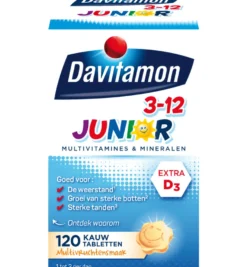 Davitamon Junior 3+ multifruit (120 kauwtabletten)