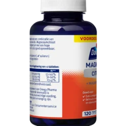 Davitamon Magnesiumcitraat & Magnesiumoxide (120 tabletten)