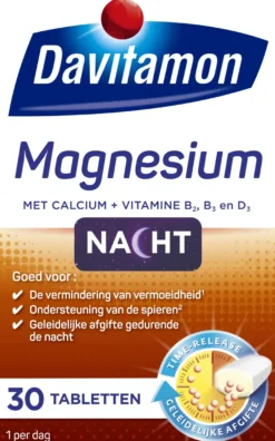 Davitamon Magnesium voor de Nacht (30 tabletten)