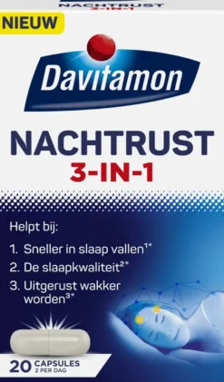 Davitamon Nachtrust 3-In-1 (20 capsules)