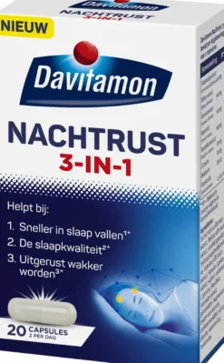 Davitamon Nachtrust 3-In-1 (20 capsules)