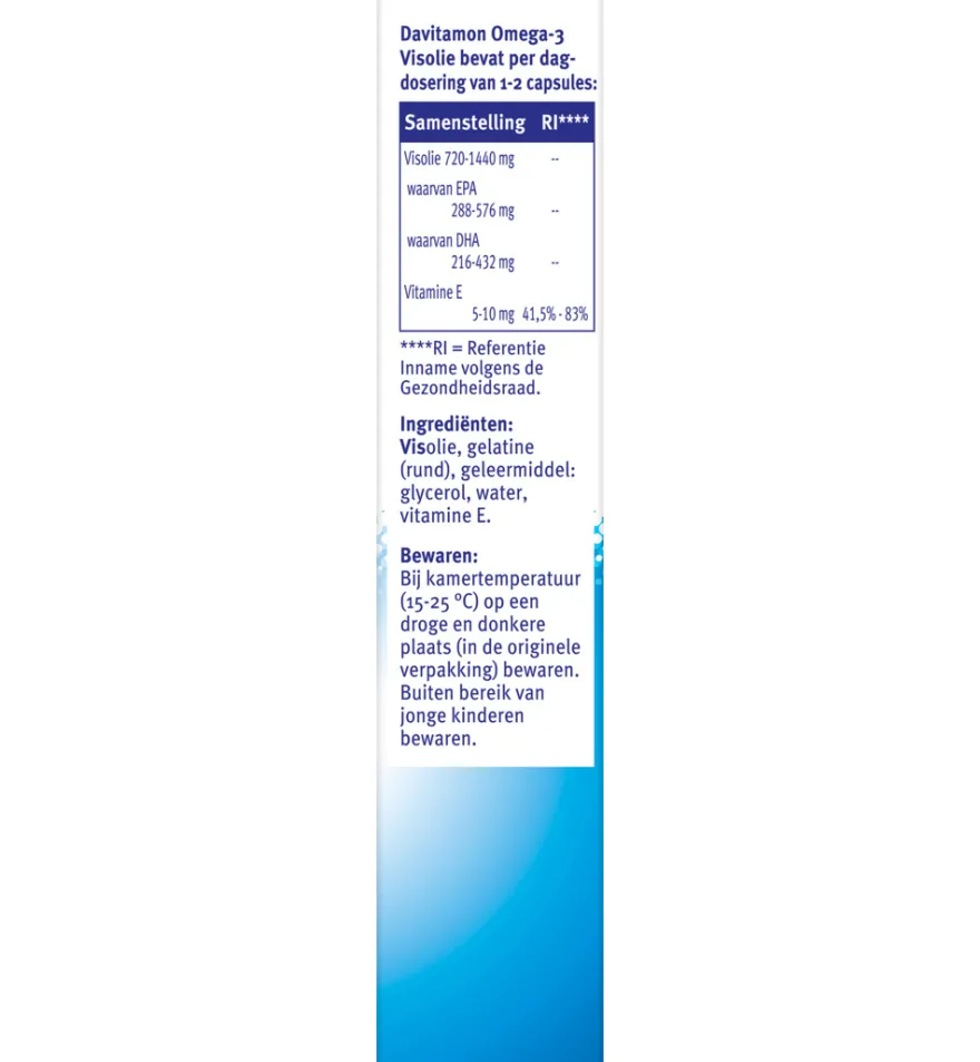 Davitamon Omega 3 Visolie (60 capsules)
