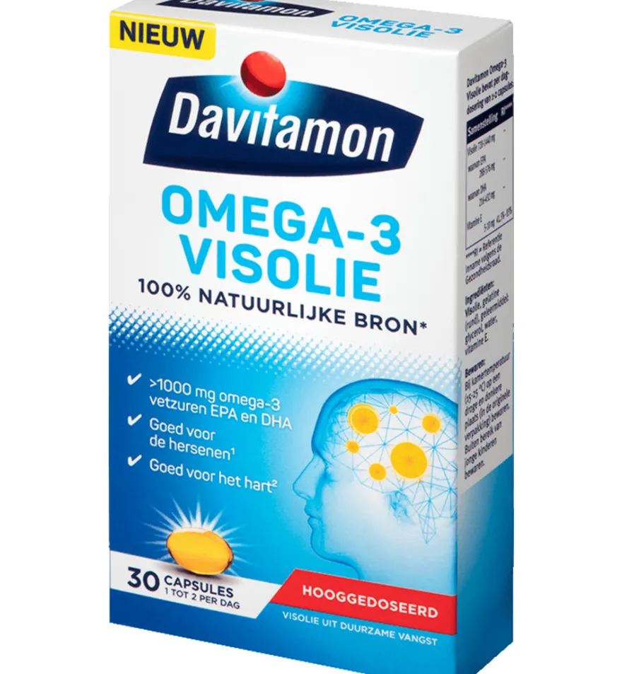 Davitamon Omega 3 Visolie (60 capsules)