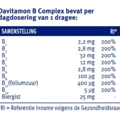 Davitamon Vitamine B Complex Forte (200 Stuks)