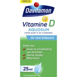 Davitamon Vitamine D aquosum druppels (25 ml)