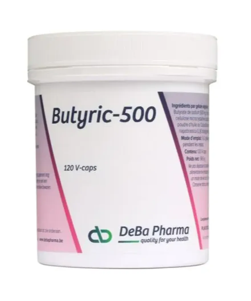 Deba Pharma Butyric-500 Capsules (120 vega capsules)