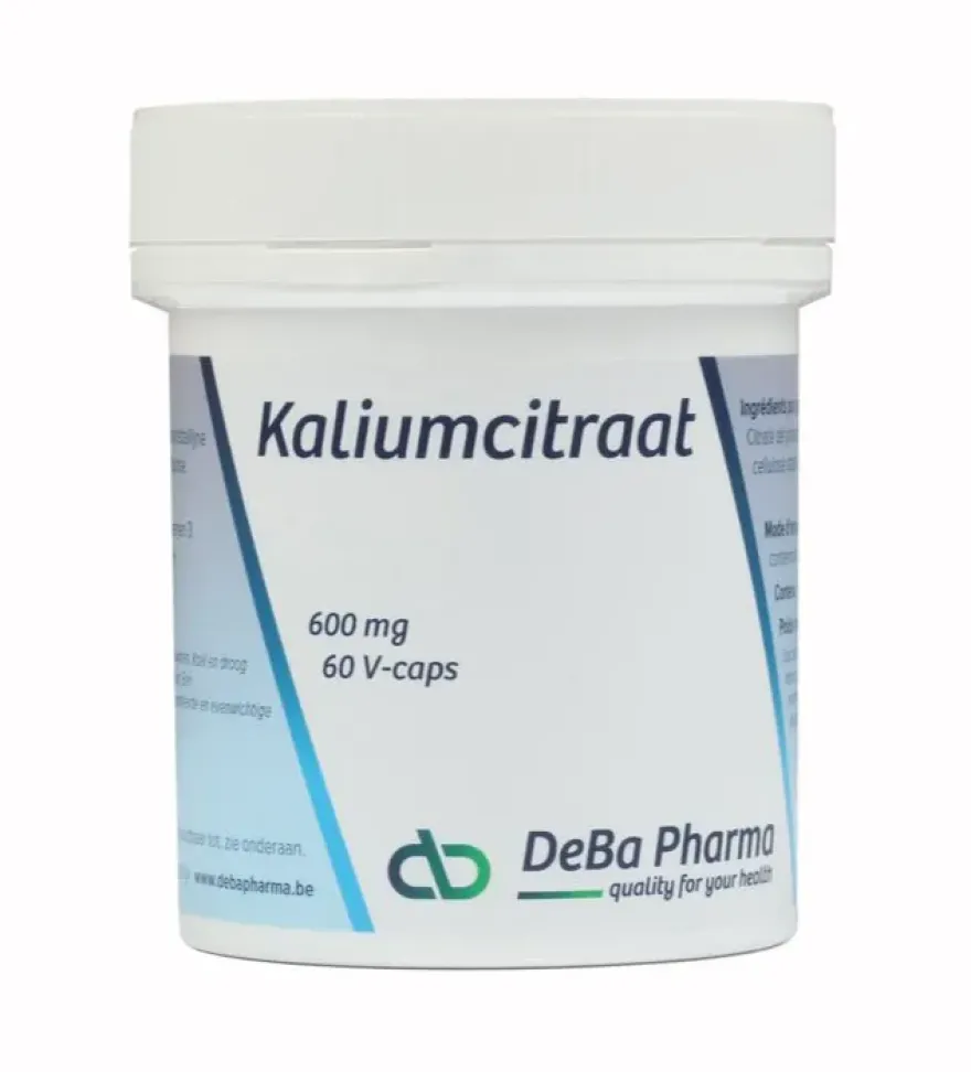 Deba Pharma Kaliumcitraat Capsules (60 vega capsules)