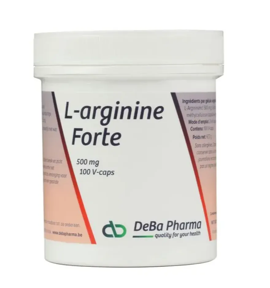 Deba Pharma L-arginine Capsules (100 vega capsules)