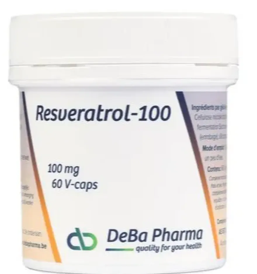 Deba Pharma Resveratrol-100 Capsules (60 vega capsules)