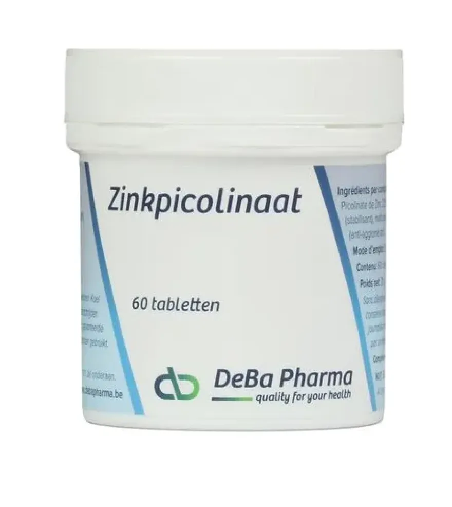 Deba Pharma Zinkpicolinaat Tabletten (60 tabletten)