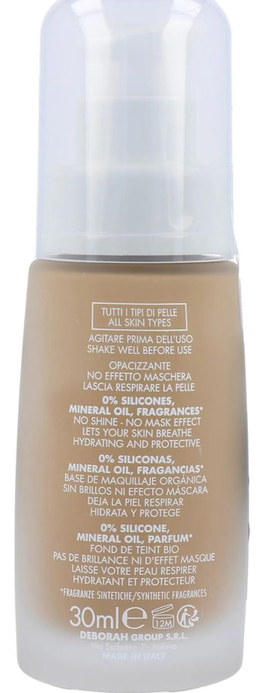 Deborah Milano Formula Pura 02 Foundation (30 ml)