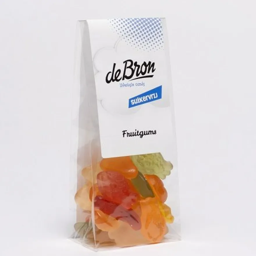 De Bron Fruitgums Suikervrij (90 gr)