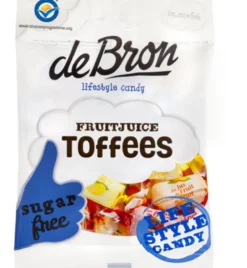 De Bron Fruit toffee suikervrij (90 gr)