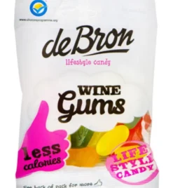 De Bron Winegums English suikervrij (100 gr)