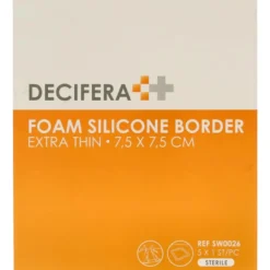 Decifera Foam Border 7.5 X 7.5 Cm (5 stuks)