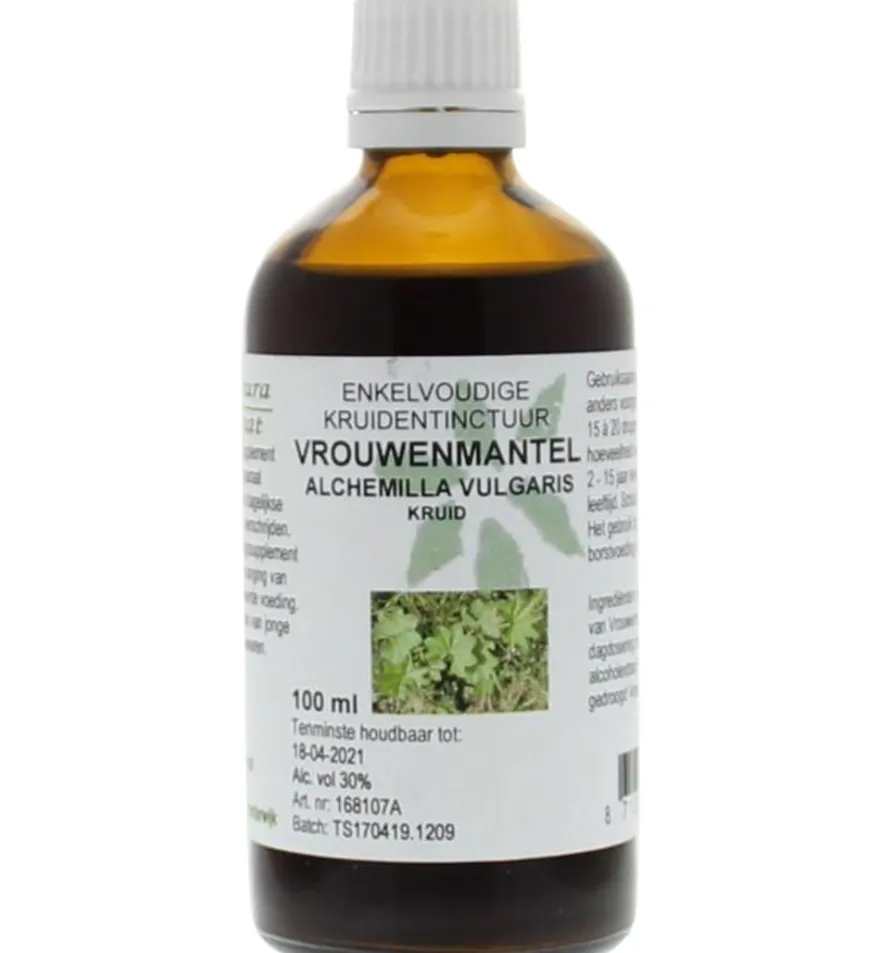 De Cruydhof Alchemilla vulgaris/vrouwenmantel tinctuur (100 ml)