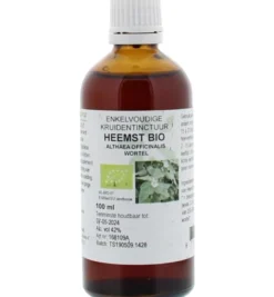 De Cruydhof Althaea officinalis rad/heemst tinctuur bio (100 ml)