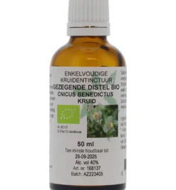 De Cruydhof Cnicus benedictus / gezegende distel tinctuur bio (50 ml)