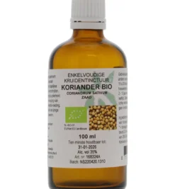 De Cruydhof Coriandrum sativum / koriander tinctuur bio (100 ml)