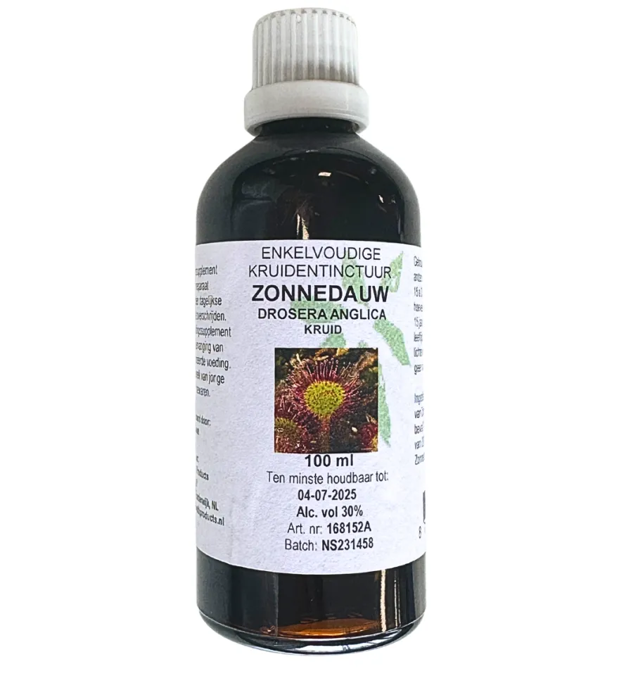De Cruydhof Drosera Anglica Zonnedauw Tinctuur (100 ml)