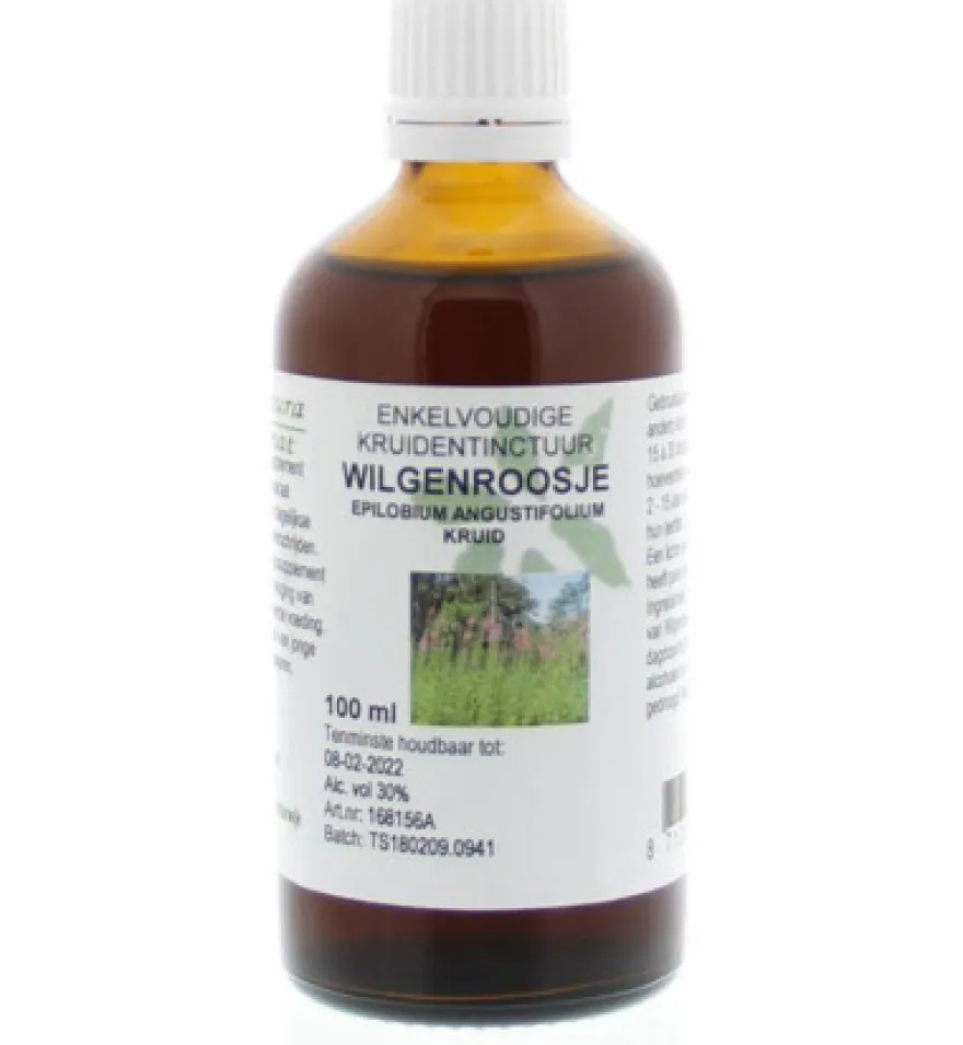 De Cruydhof Epilobium angustifolium / wilgenroosje tinctuur (100 ml)