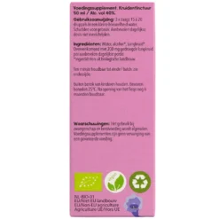 De Cruydhof Pulmonaria off herb / longkruid tinctuur bio (50 ml)