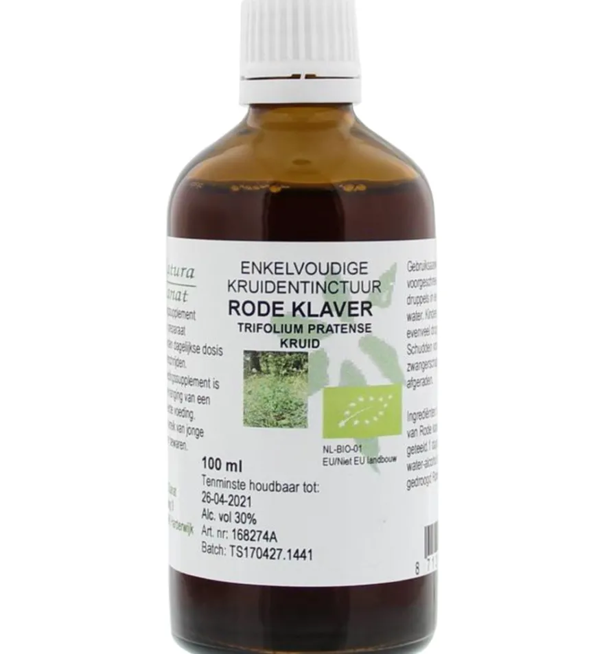 De Cruydhof Trifolium / rode klaver tinctuur bio (100 ml)