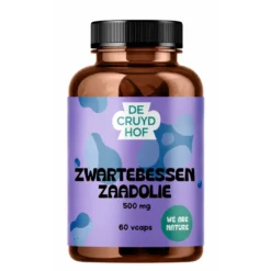 De Cruydhof Zwartbessenzaadolie (60 vega capsules)