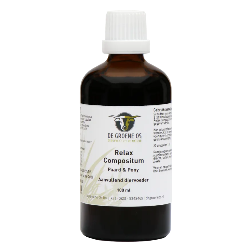 De Groene Os Relax Compositum Paard/Pony (100 ml)