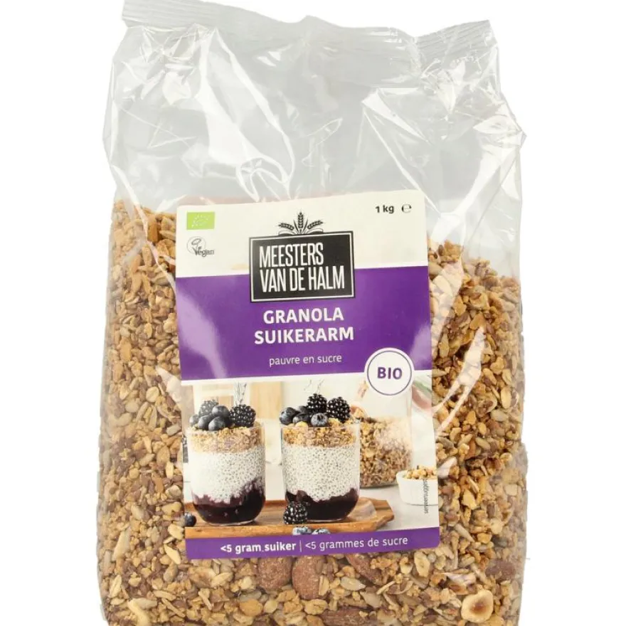 De Halmgranola Suikerarm Bio (1000 gr)