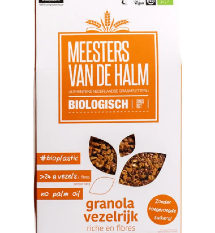 De Halmgranola Vezelrijk Bio (350 gr)