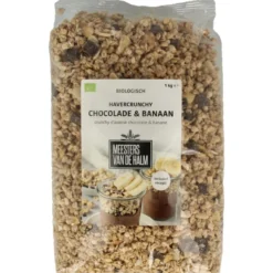 De Halm Havergranola Crunchy Chocolade /Banaan Bio (1000 gr)