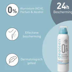 Deoleen Deodorant spray 0% sensitive (150 ml)
