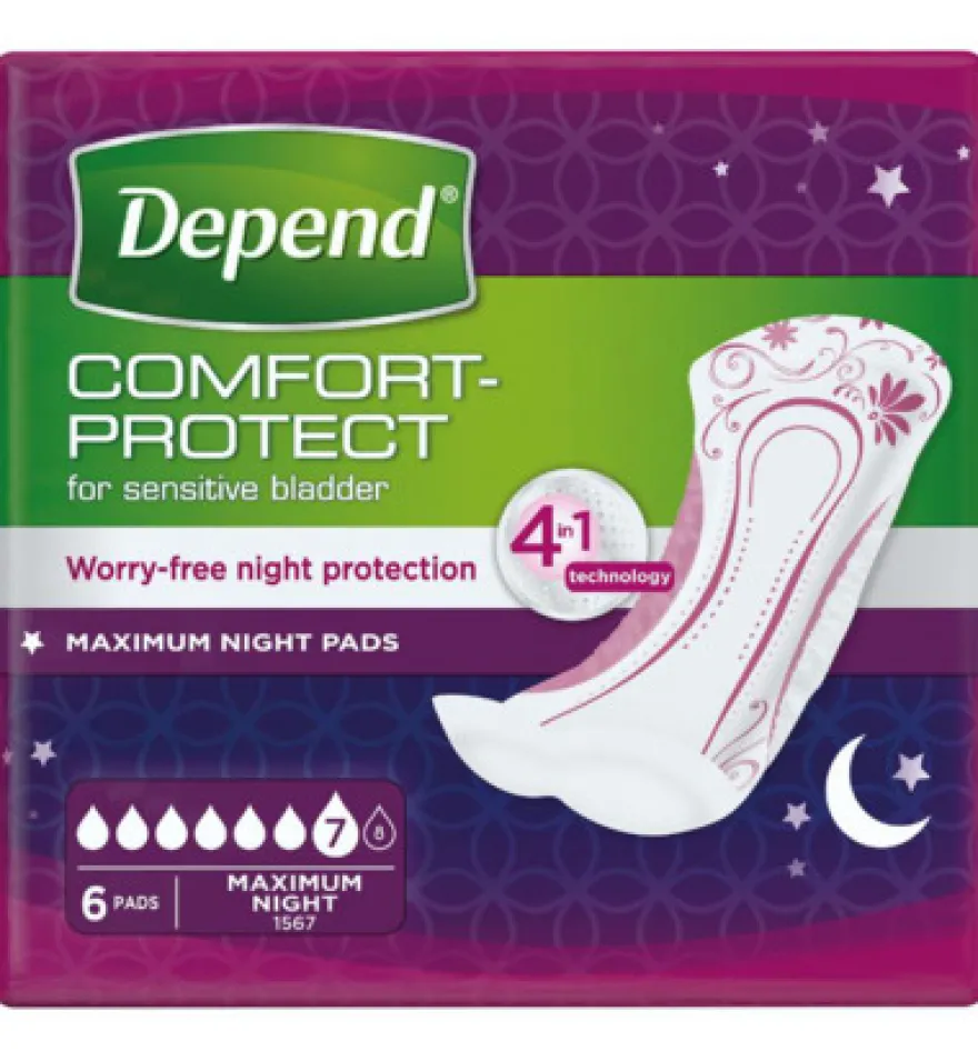 Depend Verband maximum (6 stuks)