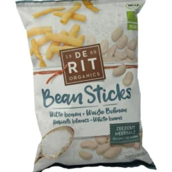 De Rit Bean Sticks Zeezout Bio (75 gr)