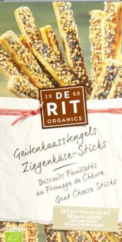 De Rit Sesam Geitenkaas Stengel Bio (100 gr)