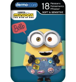 Dermo Care Minions pleisterblikje (18 stuks)