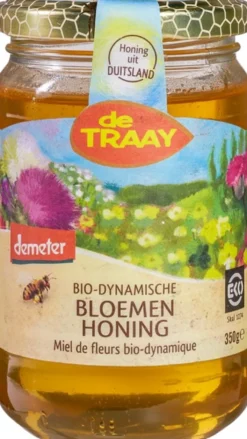 De Traay Bloemenhoning Bio Dynamisch Vloeibaar (350 gr)