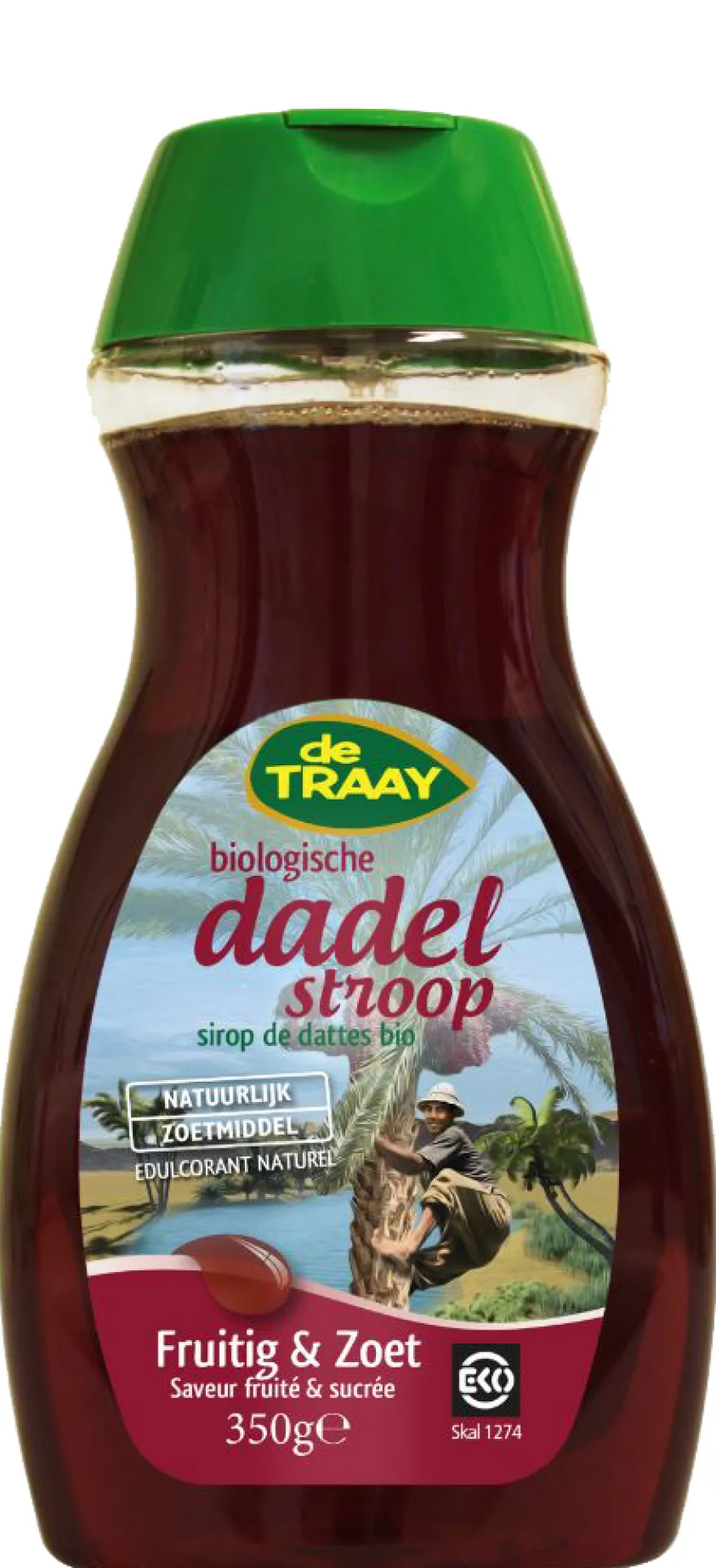 De Traay Dadelstroop Fruitig & Zoet Bio (350 gr)
