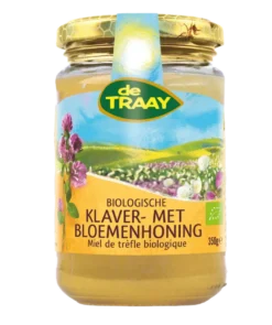 De Traay Klaverhoning Bio (350 gr)
